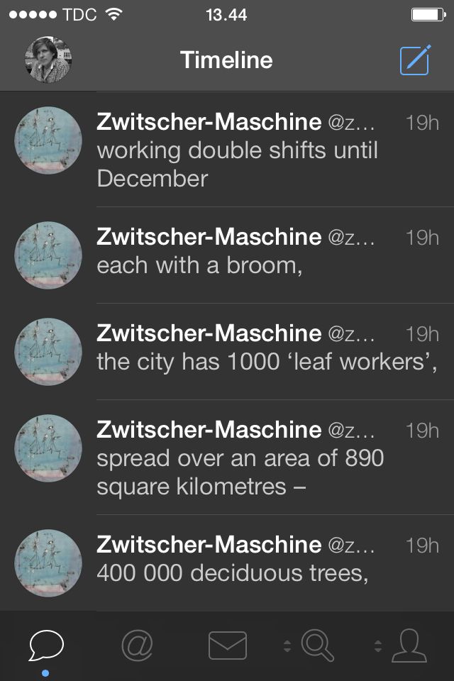 tweet timeline